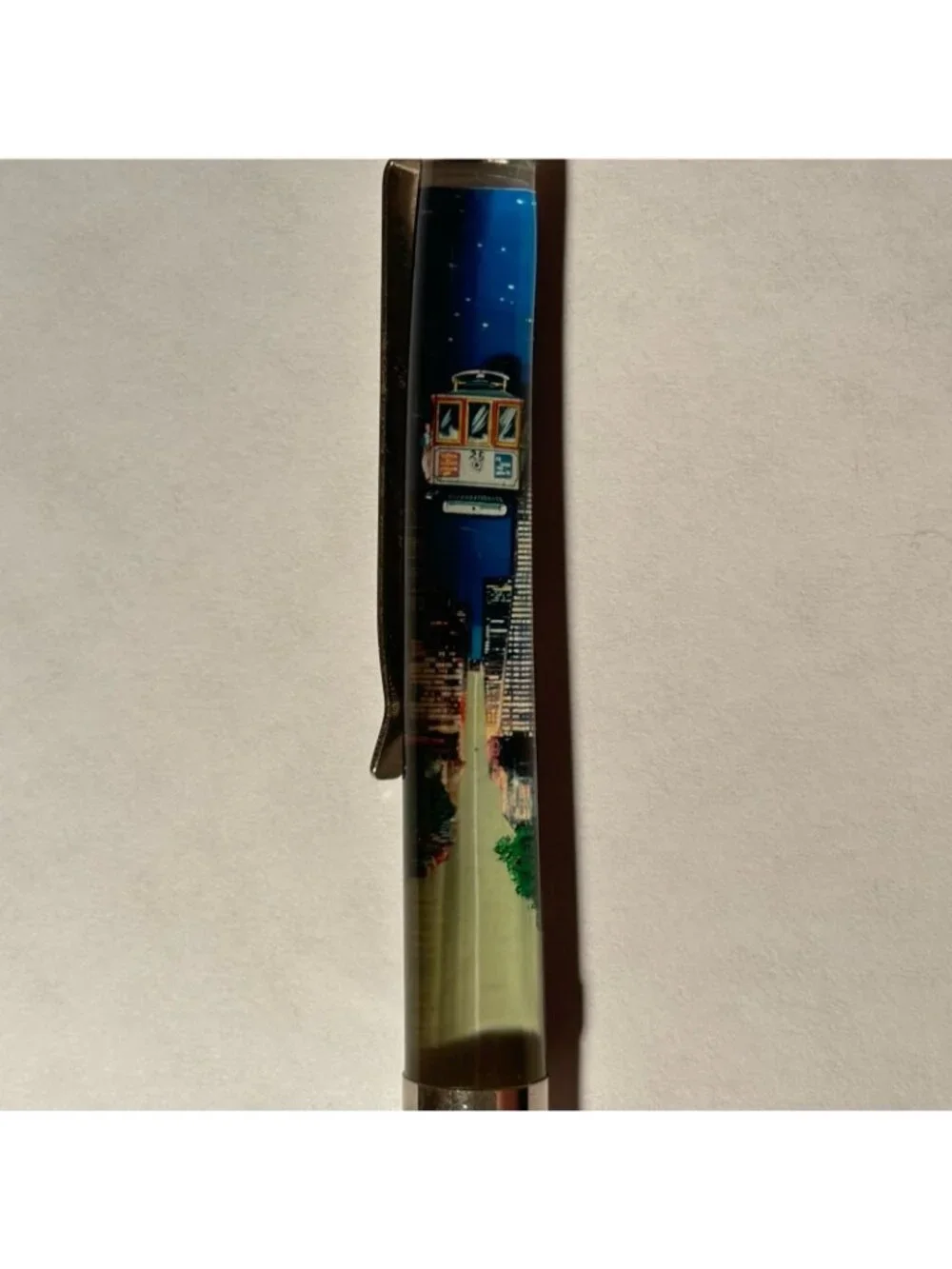 San Francisco California Floaty Pen Cable Car Moves by City Souvenir Promo Vtg